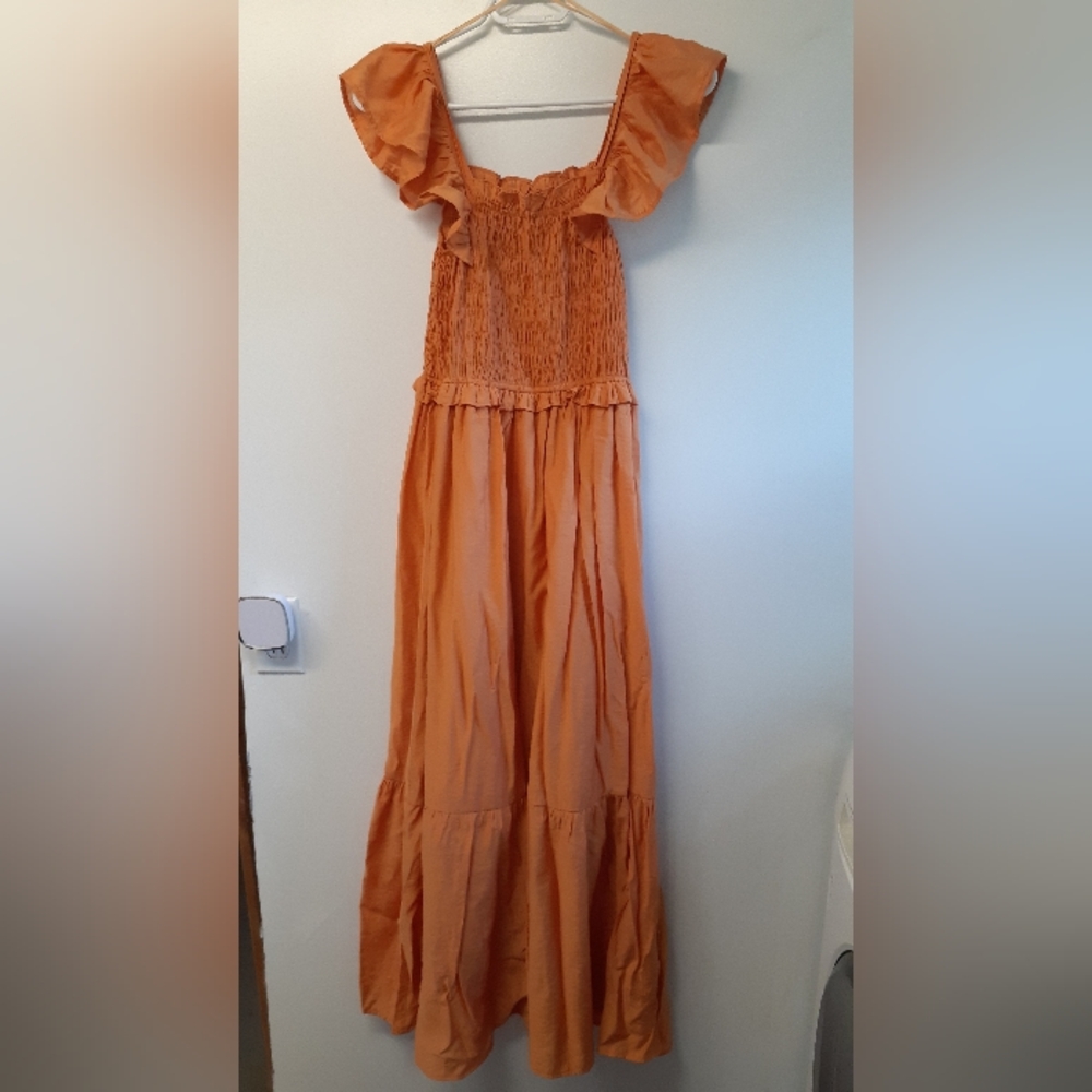 Light orange-coloured sundress - Moon River brand size small